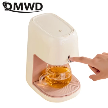 DMWD 250ml חצי אוטומטי לטפטף מכונת קפה אמריקאי, קפה סיר נייד ומתקנים להכנת תה כוס אחת של Office דוד 220V חלב קפוצ ' ינו
