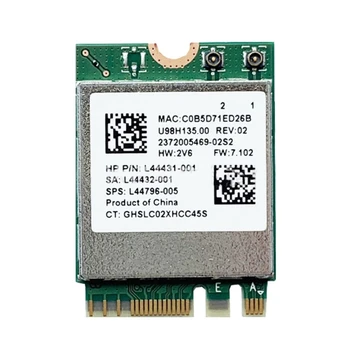 כרטיס RTL8822CE Dual-Band 802.11 ac 1200Mbps M2 Wifi כרטיס + 2.4 Ghz Bluetooth תואם-WIFI כרטיס IPX מחבר