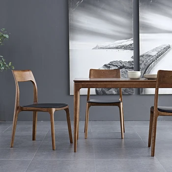 מודרני בסגנון עתיק מעץ, רהיטים מעץ שולחן אוכל להגדיר 8 מושבים